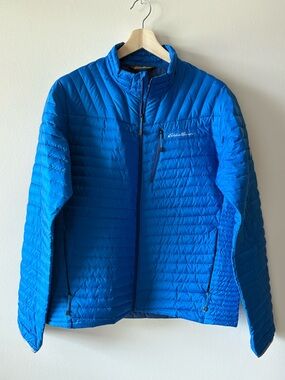 Sz(L) MicroTherm 2.0 down jacket Blue Eddie Bauer